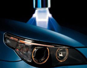 Bonding of automobile headlights